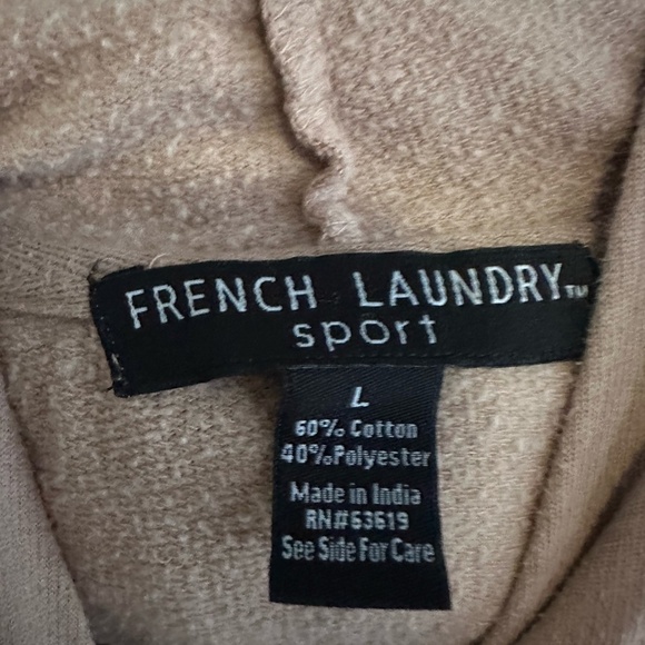 French Laundry Tan Cowl Neck Jacket - Picture 2 of 3